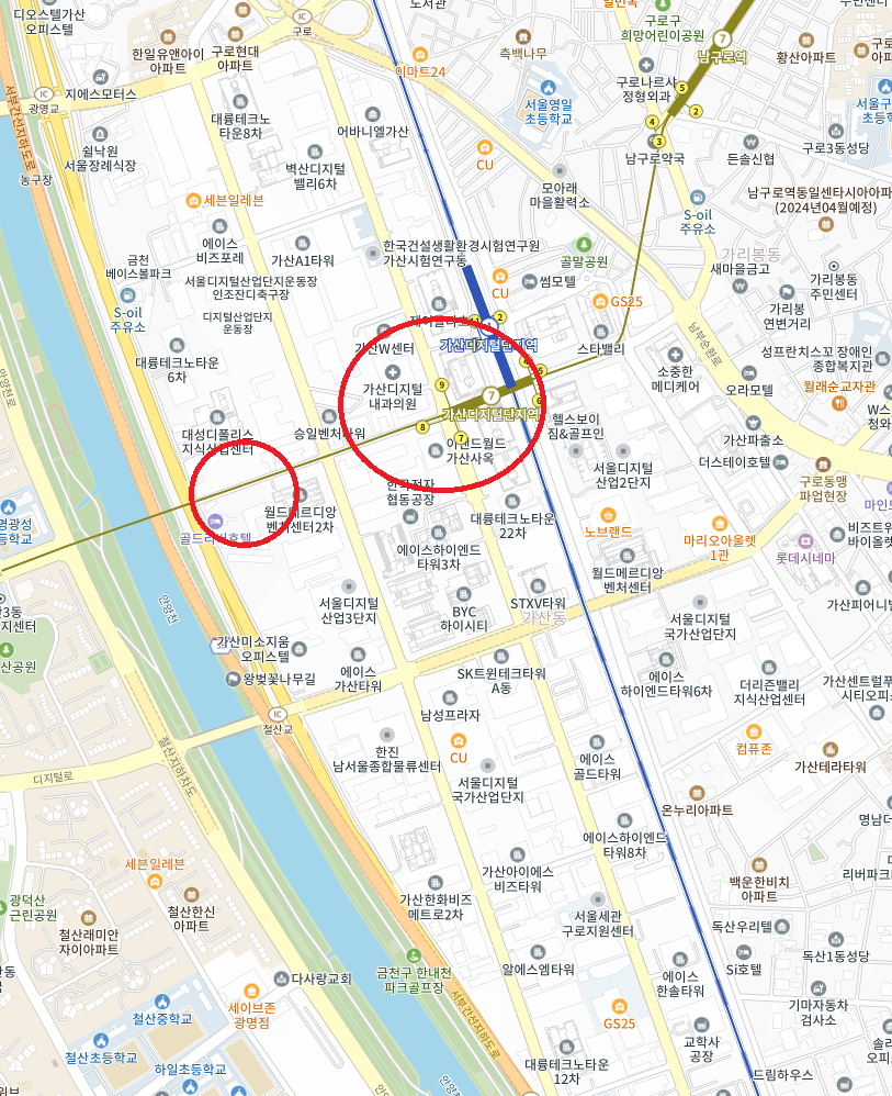 가산디지털단지역 상권
